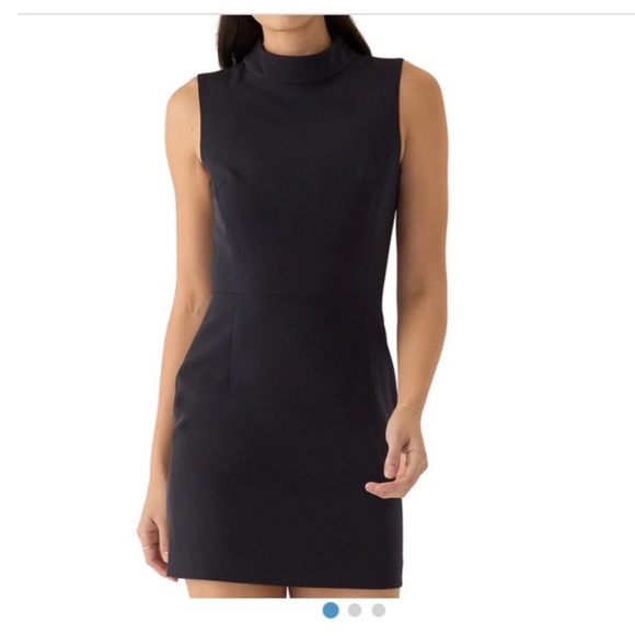 French Connection Dresses & Skirts - French Connection Crepe Mock Neck
Mini Dress Size 8 NWT